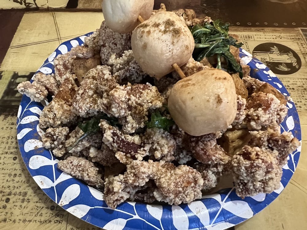 The star of the table was undoubtedly the popcorn chicken priced at $8 — a popular Taiwanese street food item known for its crispy texture and flavorful taste. 