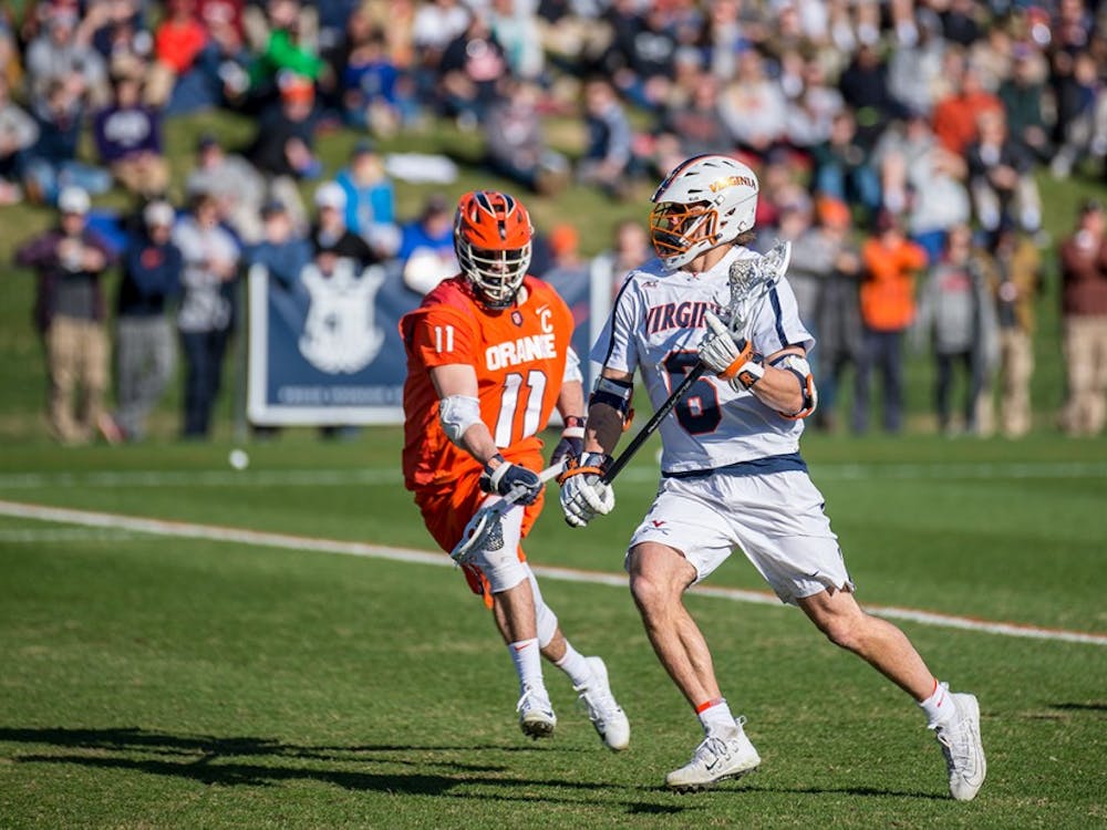 Virginia sophomore midfielder Dox Aitken has asserted an imposing presence on the offensive end for the Cavaliers, with 31 goals this season.