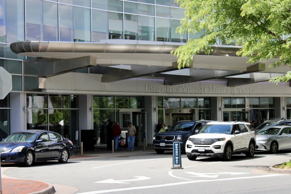 U.Va. Health Medical Center, photographed April 30, 2026.