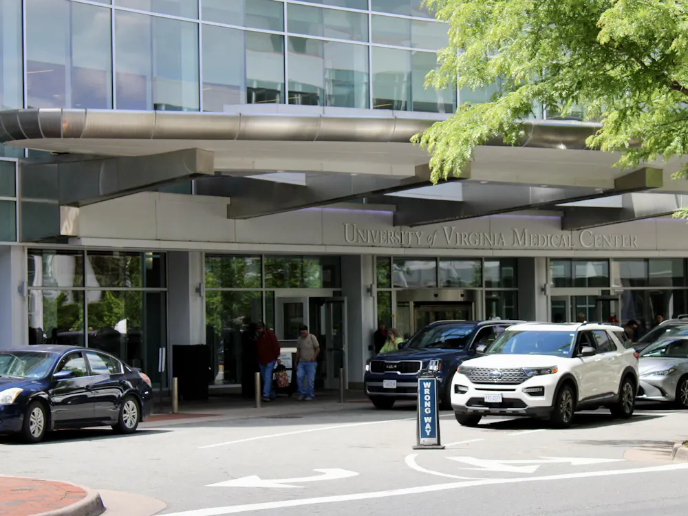 U.Va. Health Medical Center, photographed April 30, 2026.