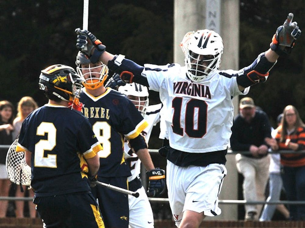 Junior attackman Mike D'Amario scored seven goals in Virginia's 18-14 win over Drexel. 