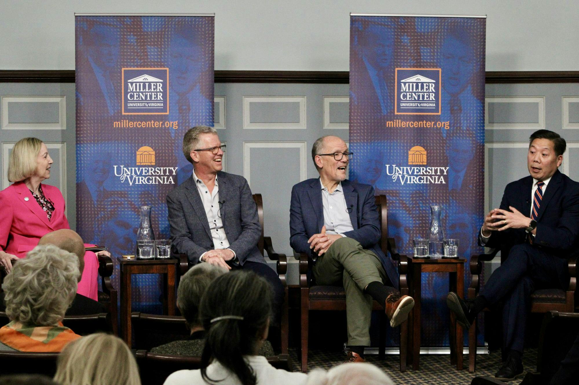 Opening conversation of the Miller Center's Obama Oral History Project, photographed March 25, 2026. 