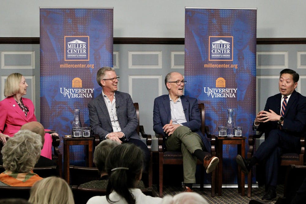 Opening conversation of the Miller Center's Obama Oral History Project, photographed March 25, 2026. 