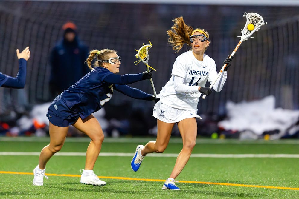 <p>No. 10 Virginia faltered in its first game of the season, losing a ranked matchup with No. 16 Navy.</p>