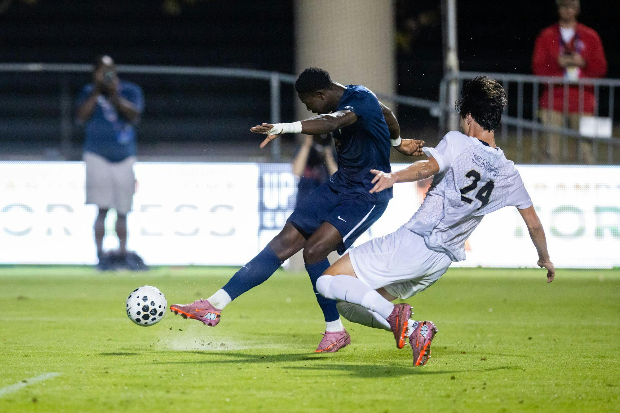 Smith takes a shot a couple weeks ago against then-No. 1 Wake Forest.