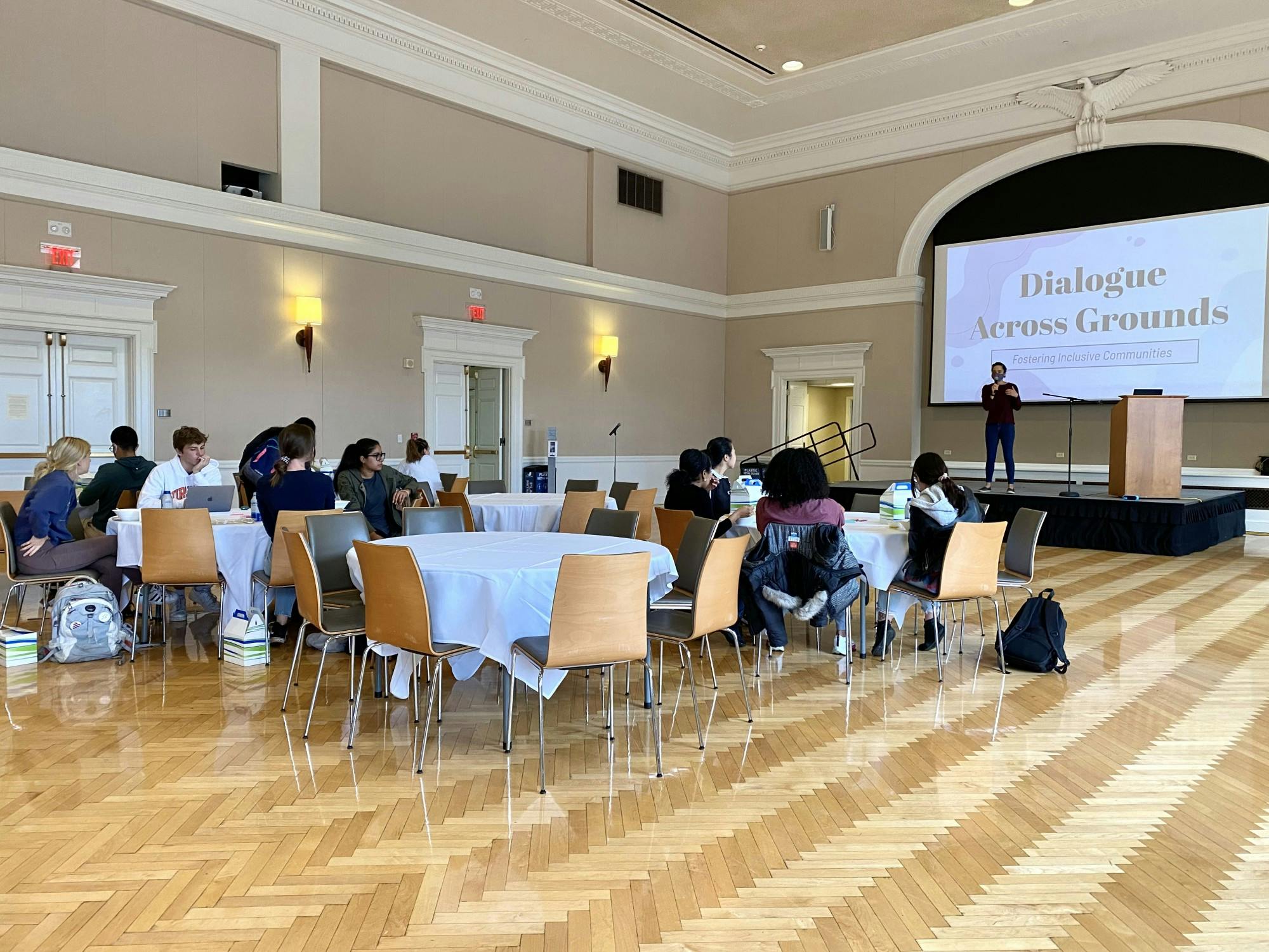 The program offered free lunch to all guests, who broke into groups to begin discussion surrounding inclusive communities.&nbsp;