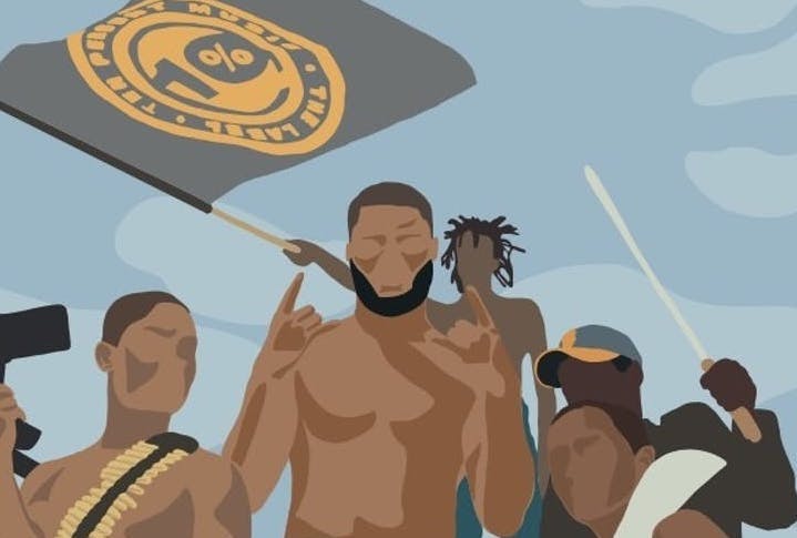 M1llionz, whose real name is unknown to the internet, is a rising U.K. drill rapper from Birmingham, England. He has a penchant for fast-paced, patois-laced U.K. drill tunes backed by heavy 808s.