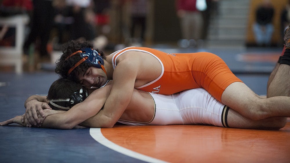 Senior Joseph Martinez defeated Drexel’s junior Tanner Shoap in the championship round with a major decision in order to claim the title in the 125 pound weight class.