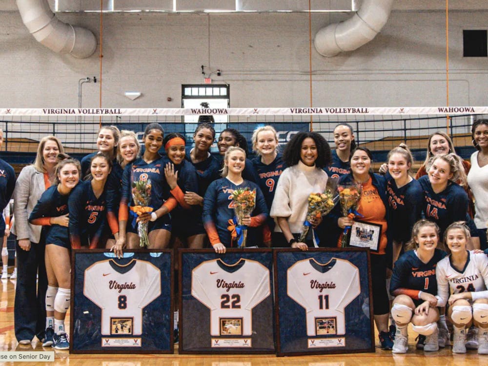 Three players were honored in front of a 184-person crowd on Senior Day at Memorial Gymnasium.