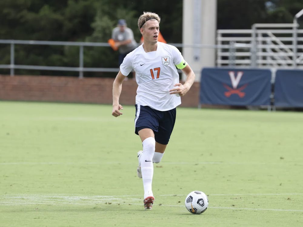 Junior defender Andreas Ueland played a key role on the defensive side for Virginia, managing to keep Denver at bay for a majority of the first half.
