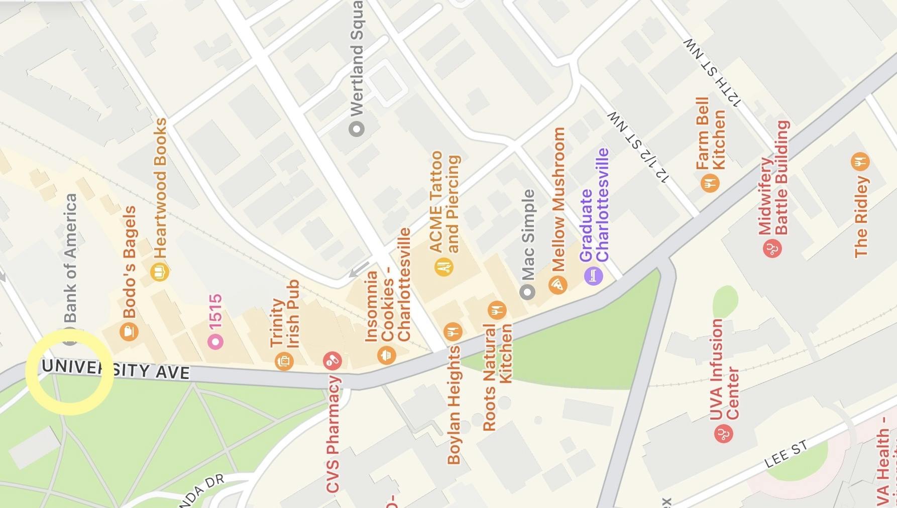 According to the report, the victim was raped by a perpetrator whom the victim had met earlier at Boylan Heights, a bar located on the Corner.