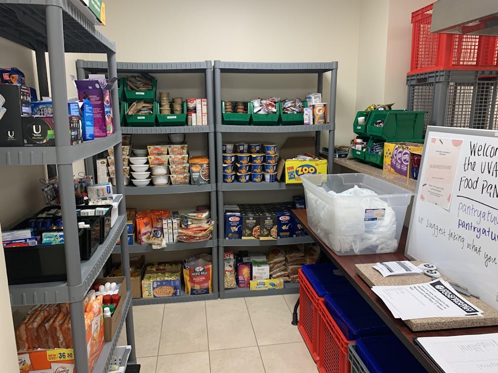 The U.Va. Community food pantry opened in 2018 and has provided students and staff with access to essential food and hygiene items. (Courtesy Mairin Shea)