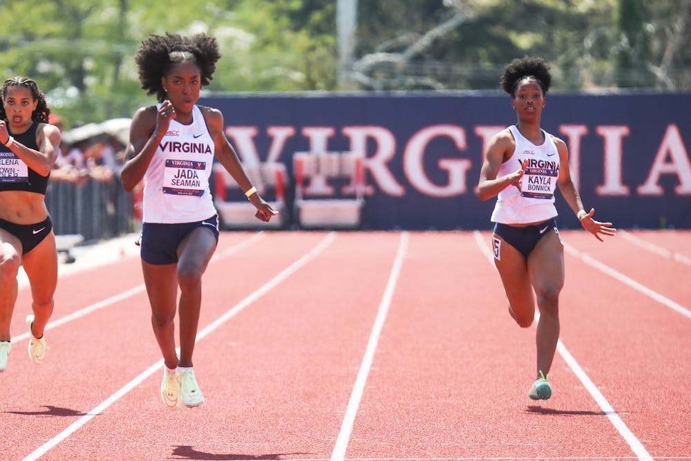 <p>Sophomore sprinter Kayla Bonnick and junior sprinter Jada Seaman each qualified for the 100 meter dash finals, with Bonnick posting a personal best time.</p>