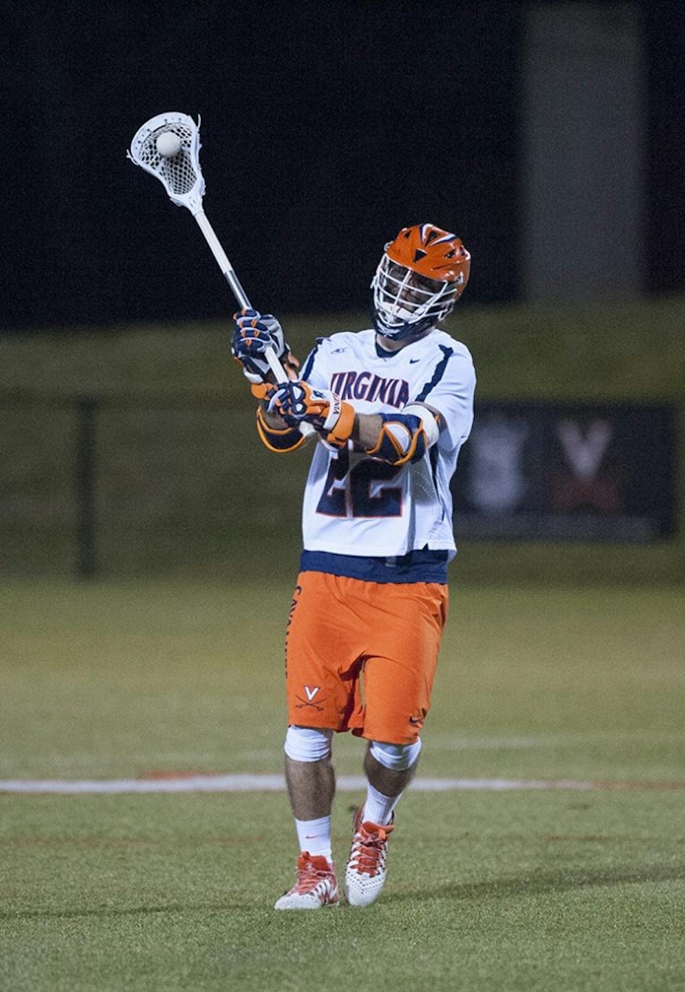 <p>Freshman midfielder Ryan Conrad, the No. 1 recruit in his class, scored two goals and recorded an assist Sunday. He now has at least one goal in all four games for Virginia.</p>