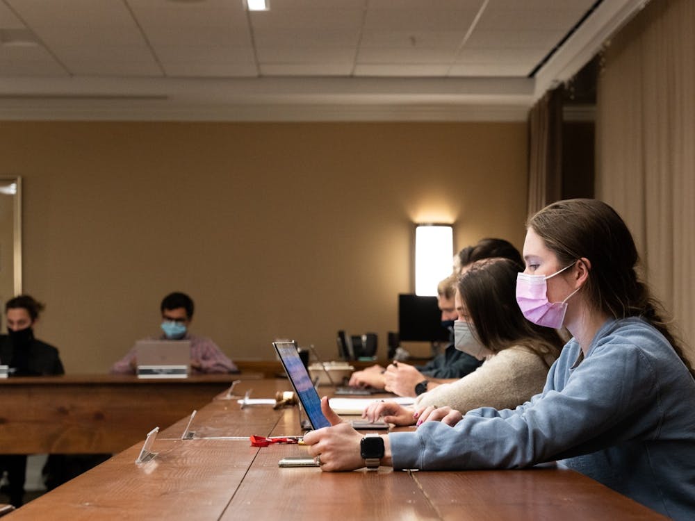 Caitlin Kreinheder, vice chair for education and fourth-year Architecture student, provided Honor Committee members with an overview of Popular Assembly events, beginning with a debate between two University debating societies.