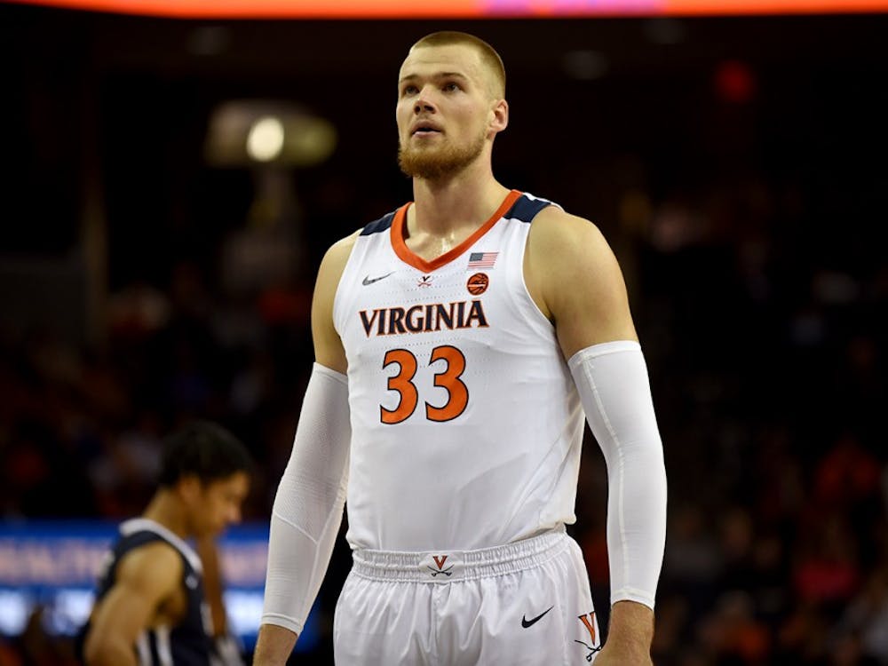 Senior center Jack Salt and the rest of Virginia's big men will need to increase their rebounding output as non-conference play progresses.