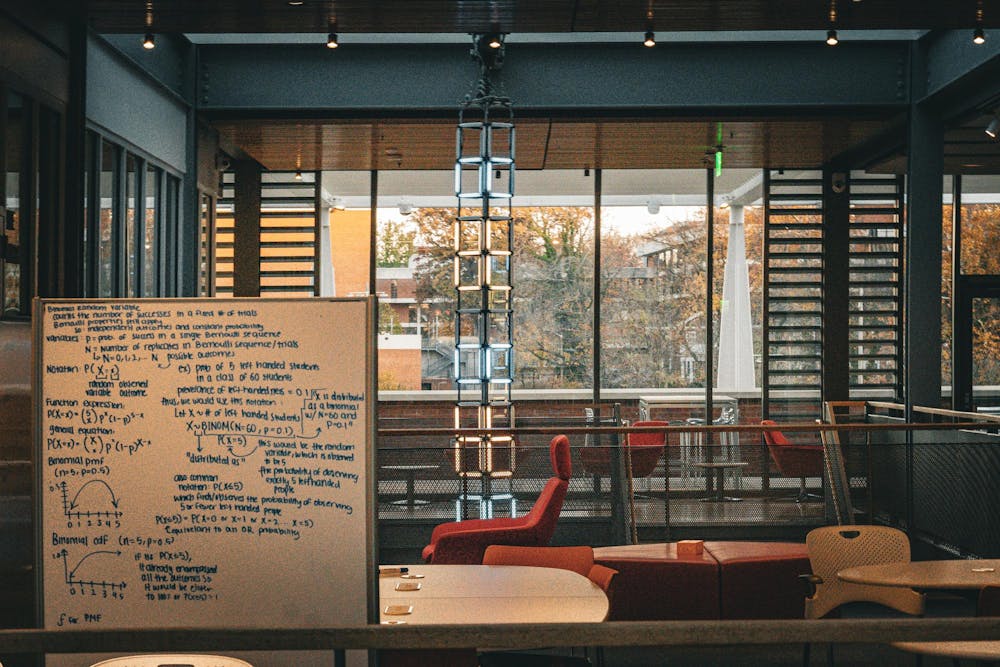 A room in the School of Data Science, photographed Nov. 6, 2025.