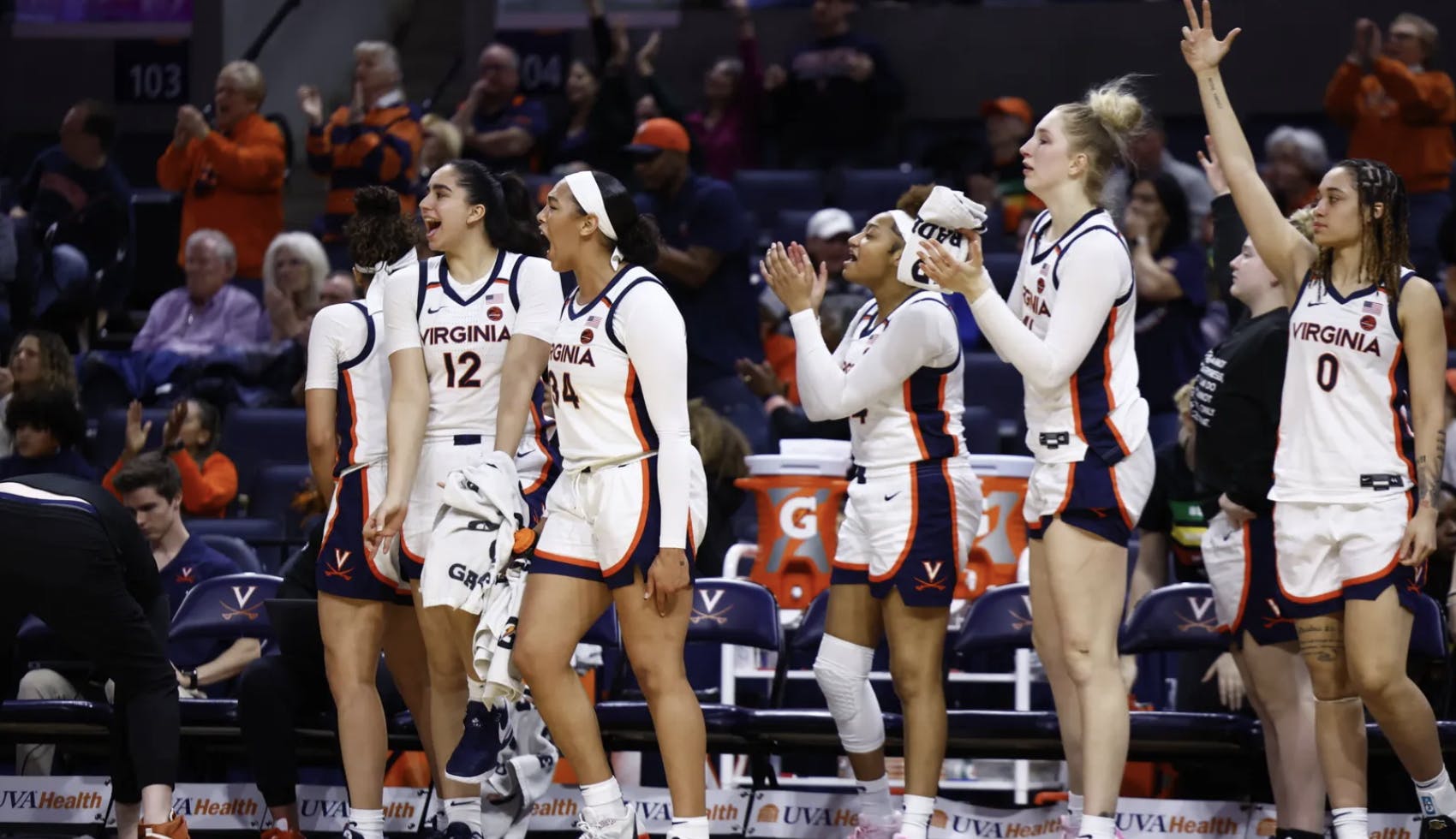 The Cavaliers placed four players in double-figure scoring Thursday, shooting a blistering 44 percent on three-pointers.