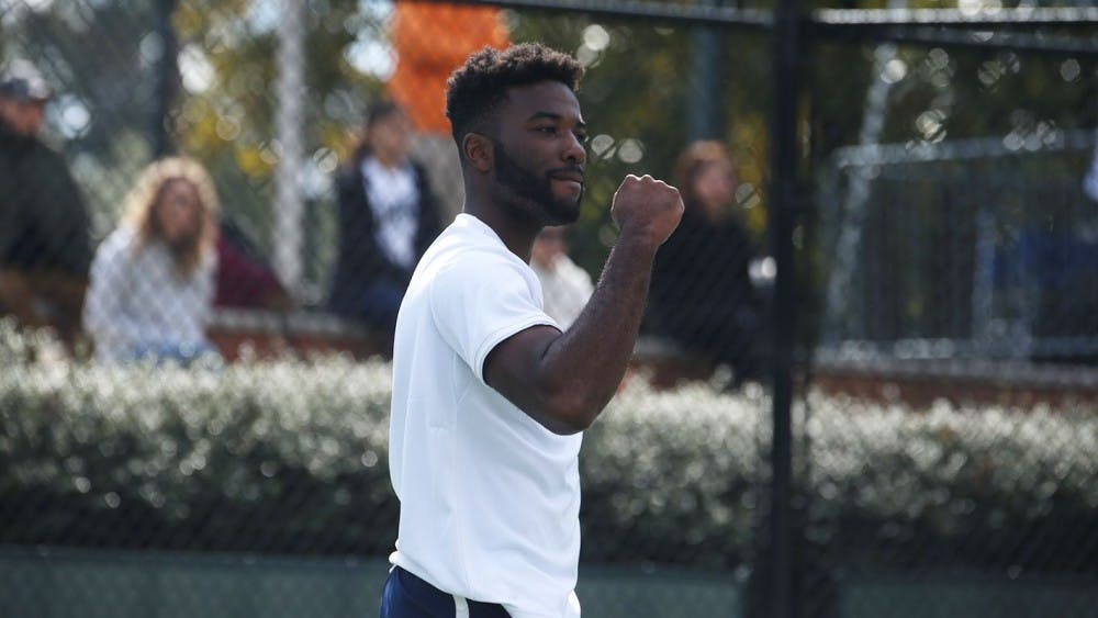<p>Sophomore Matthew Lord sealed Virginia's win over Georgia Tech Friday with a singles victory.</p>