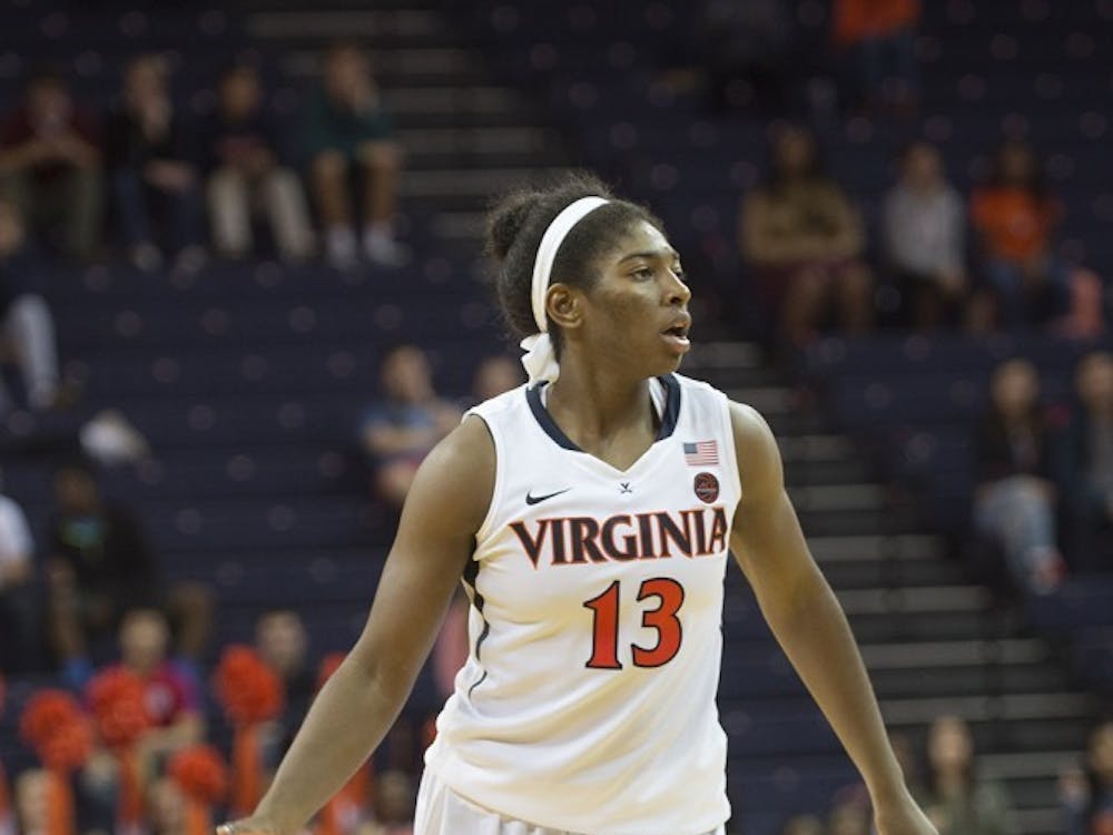 Virginia junior small forward Jocelyn Willoughby posted a team-high 20 points Sunday.