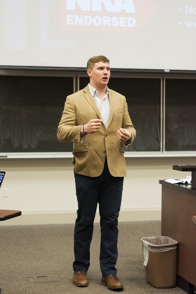 Patrick DeStefano, a campaign field representative for the NRA.