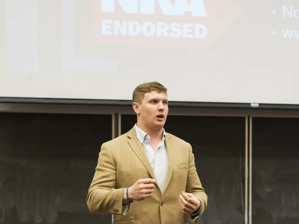 Patrick DeStefano, a campaign field representative for the NRA.
