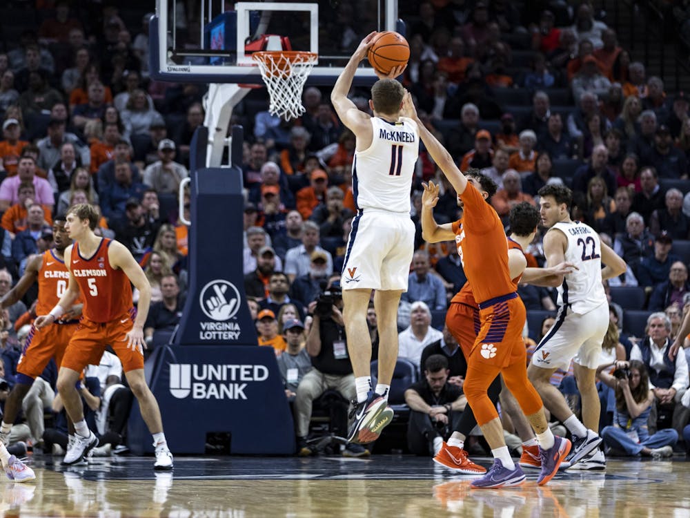 Clemson hit four shots in a row before a three-pointer and jump shot from freshman guard Isaac McKneely, keeping them within striking distance at 46-36.