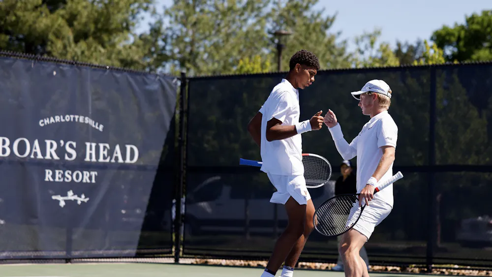The Cavaliers will face No. 5 Michael Zheng and Columbia tomorrow at 5 p.m.