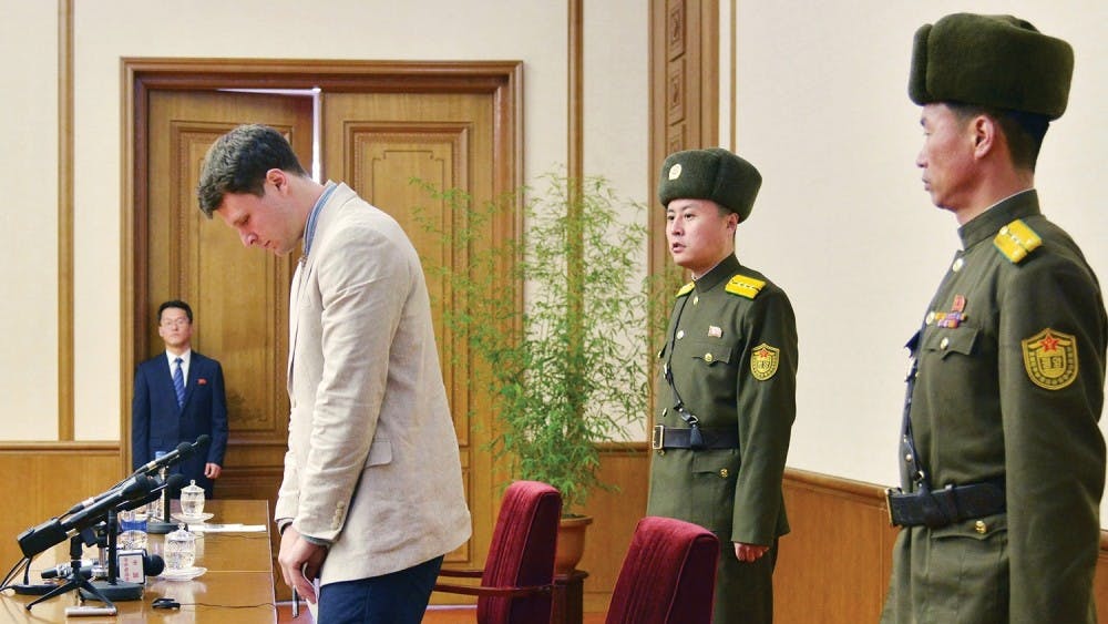 Otto Warmbier was sentenced to 15 years of hard labor in North Korea in March 2016. In June 2017, he was released from the country in a comatose state and died shortly after his return to the U.S. &nbsp;