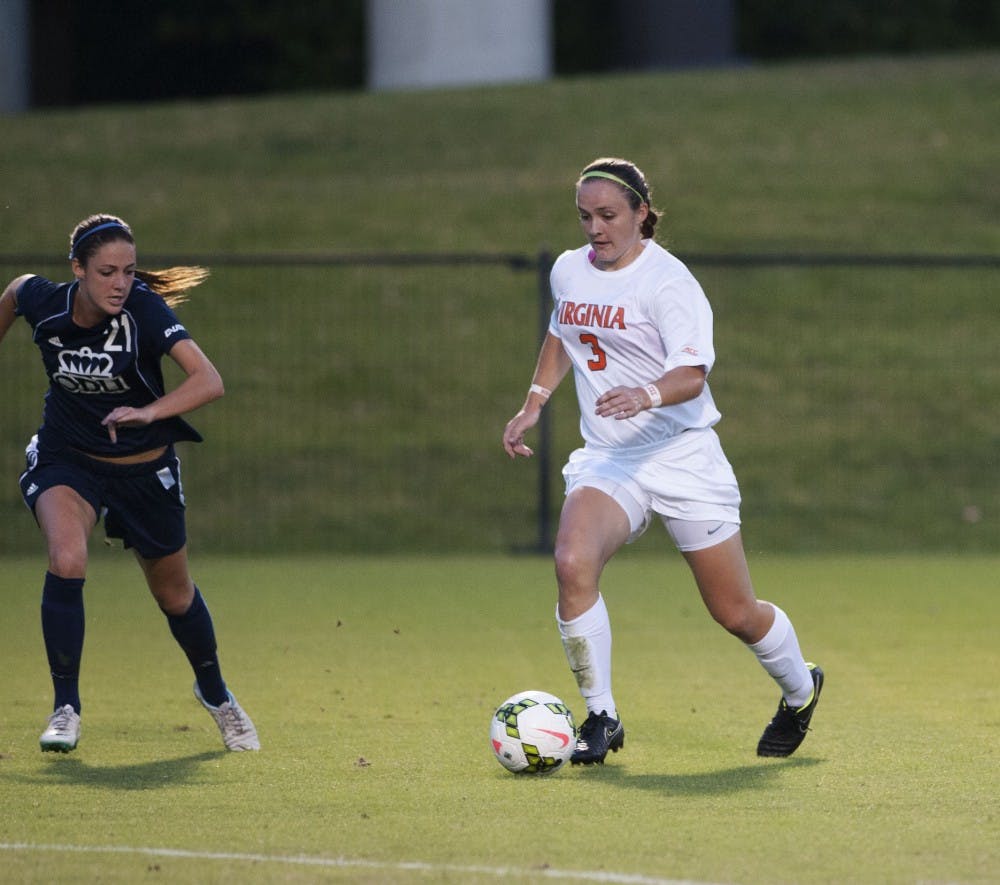Freshman defender Morgan Reid scored her first career goal in the eighth minute of Wednesday night's contest against Old Dominion, finding the net from just inside midfield.