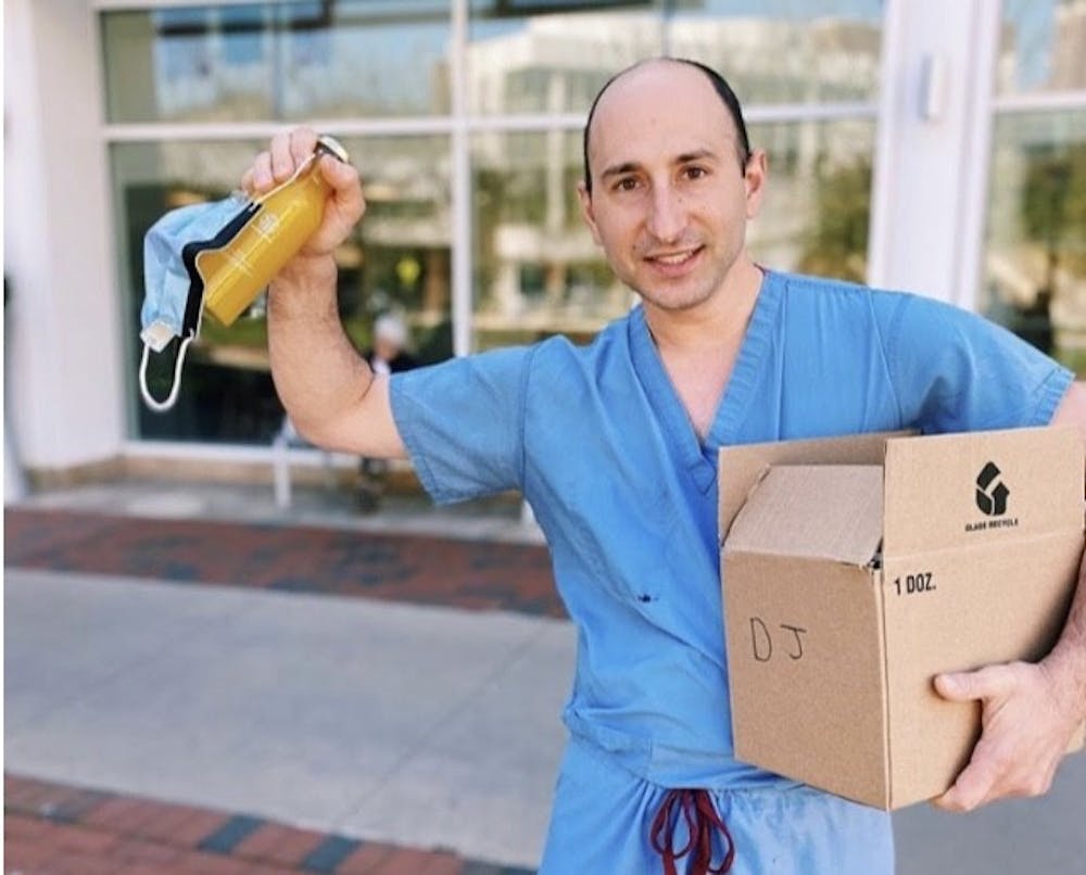 As the first recipient of the juice donation, physician assistant Samuel Beishline, along with Nozet and Linzon, thought it was best to distribute the box of juices to those employees in need of an immune boost.