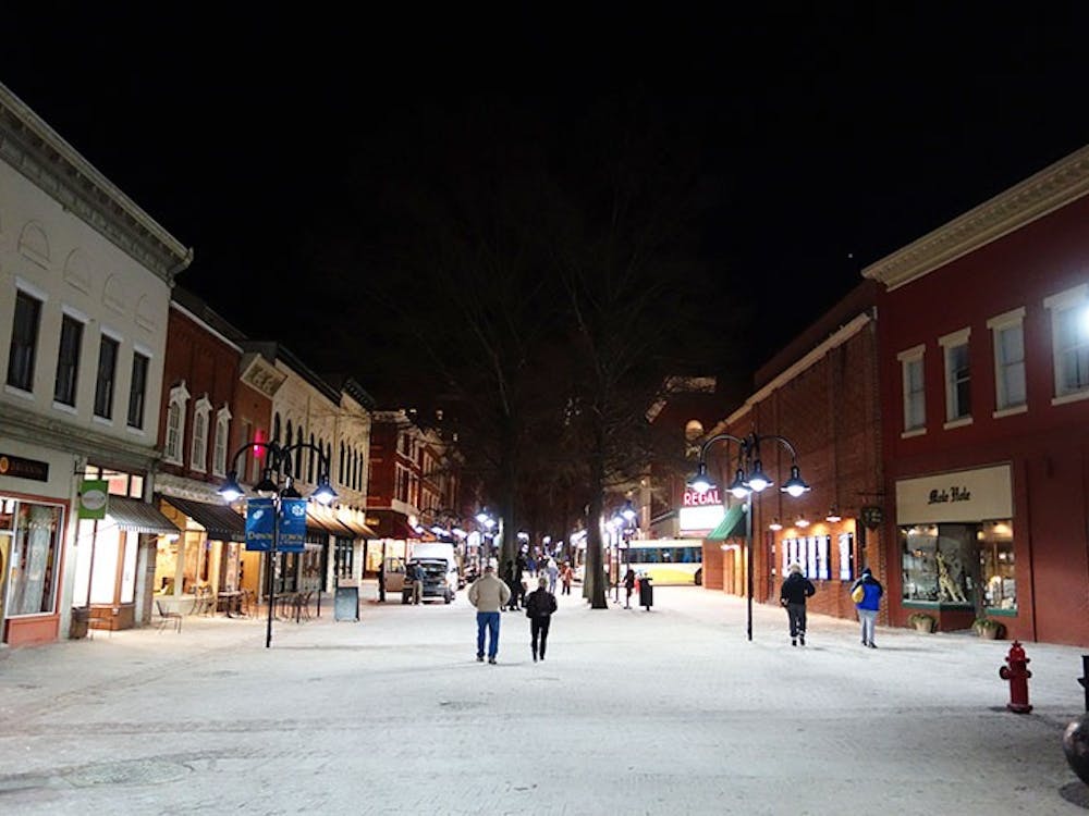 The downtown Charlottesville area (above) has one of the highest rates of gang-related violence in the city.