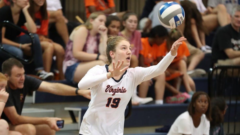 <p>&nbsp;Virginia freshman outside hitter Grace Turner led the team with 13 kills this past weekend against Syracuse.</p>