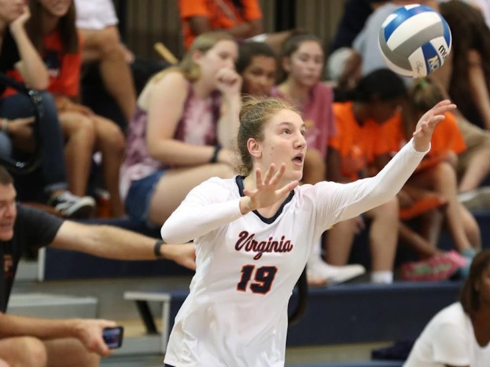  Virginia freshman outside hitter Grace Turner led the team with 13 kills this past weekend against Syracuse.