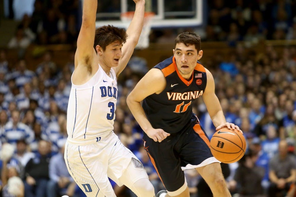 Junior guard Ty Jerome hit the biggest shot of the game when Virginia beat Duke last season at Cameron Indoor Stadium.