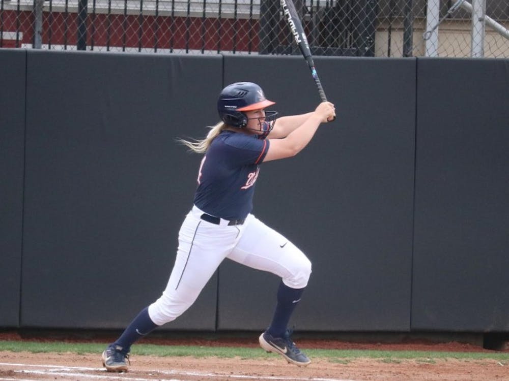 Senior Lacy Smith went 2-for-4 in Virginia's narrow loss in the first game of the series.