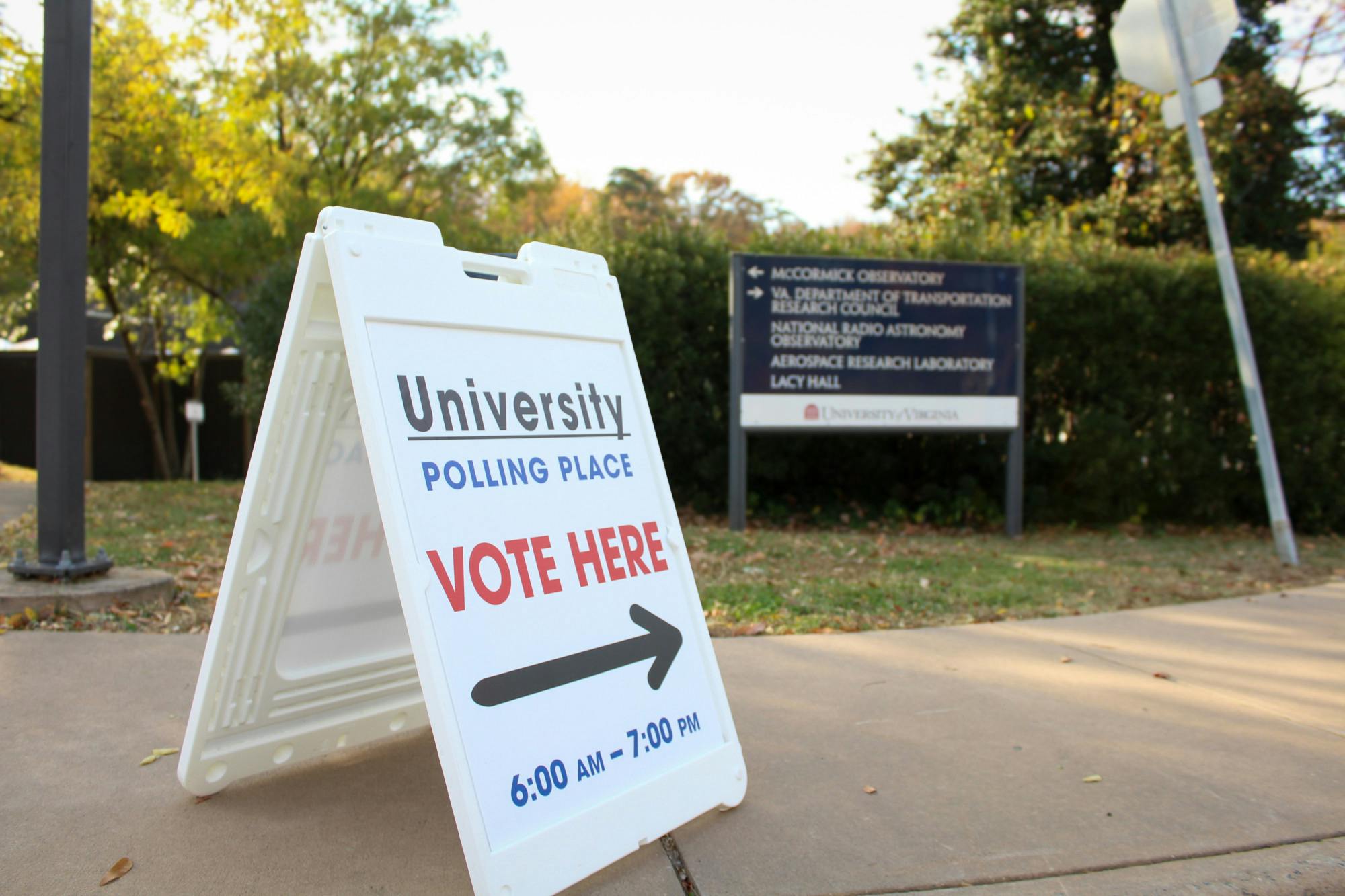 Polling places opened at 6 a.m. and closed at 7 p.m. on Election Day, Nov. 7.