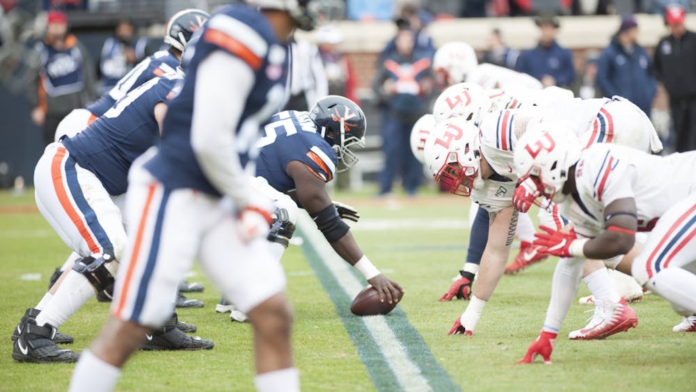 The offensive line's performance will be critical if Virginia wants to beat Virginia Tech.