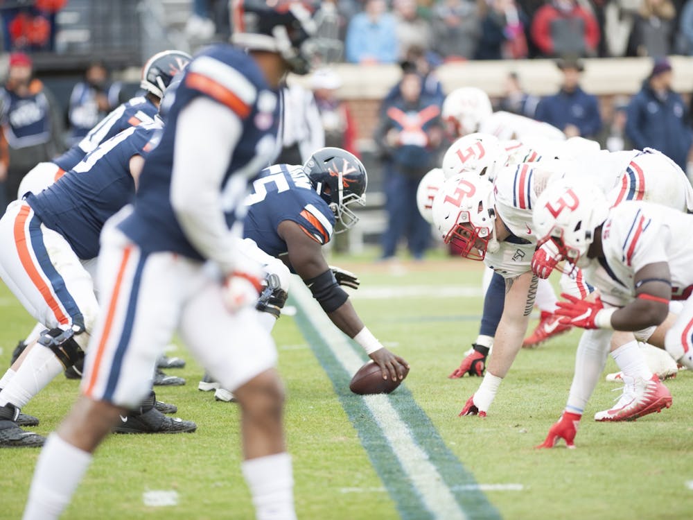 The offensive line's performance will be critical if Virginia wants to beat Virginia Tech.