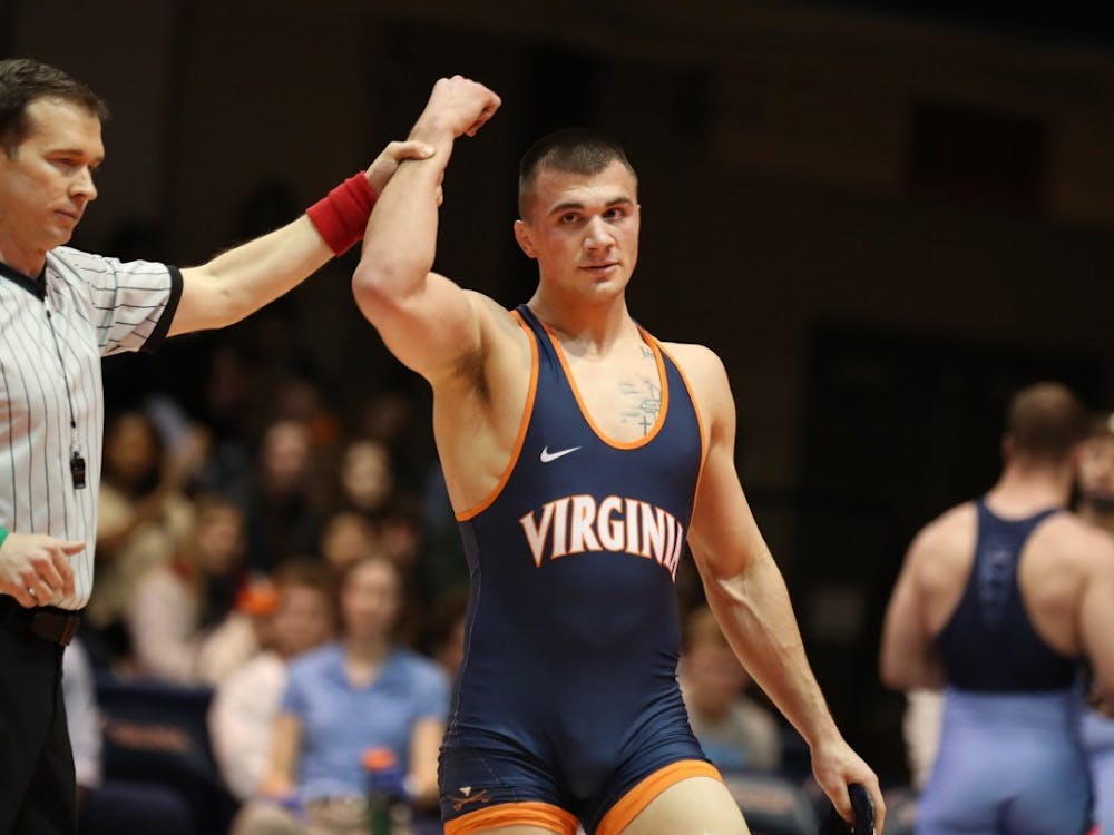 Junior wrestler Jay Aiello was a force for Virginia at the 197 lb. weight class, winning an ACC championship and securing an NCAA tournament bid.&nbsp;