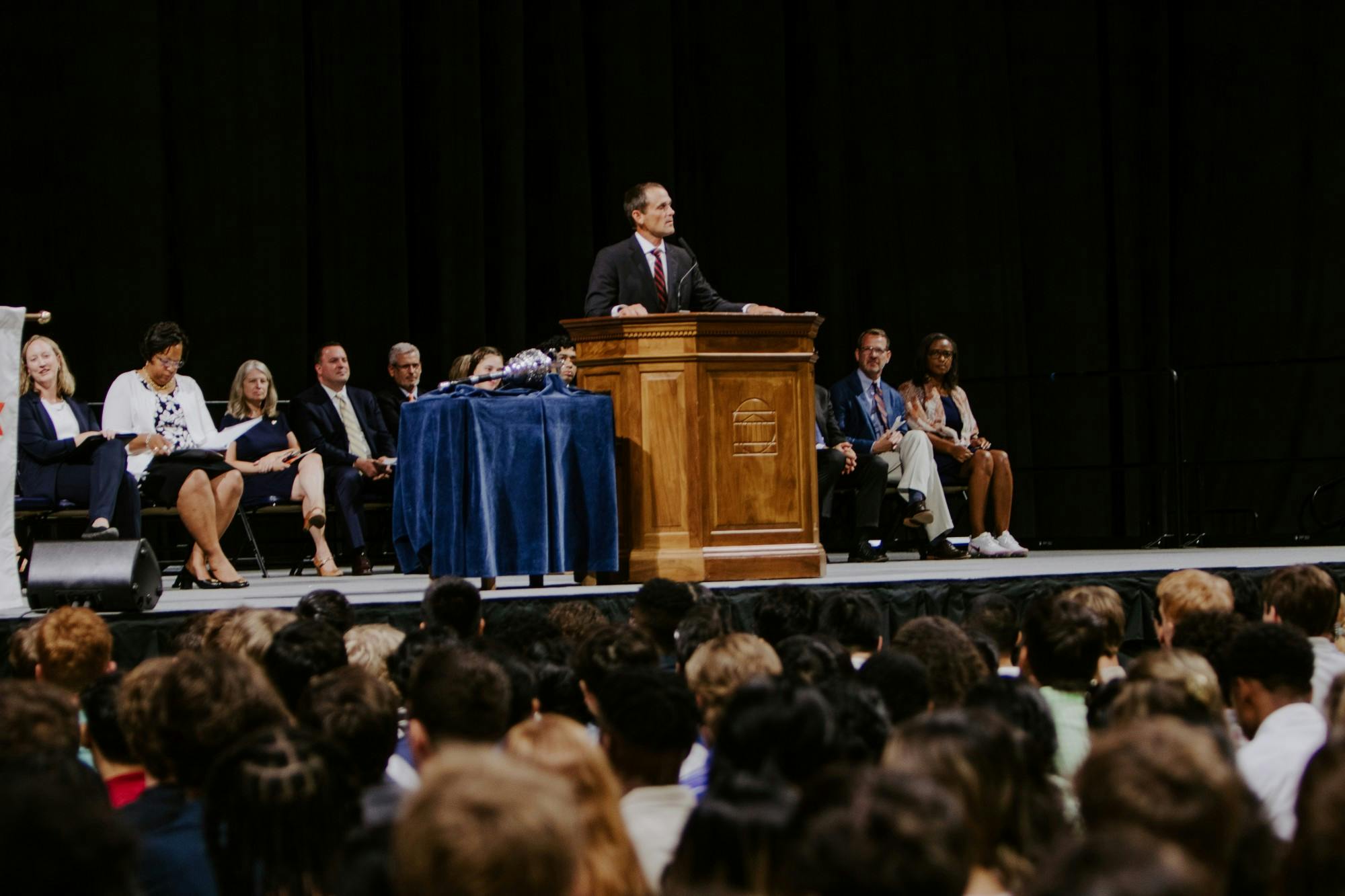 Ryan emphasized the importance of free speech and curiosity during his speech.