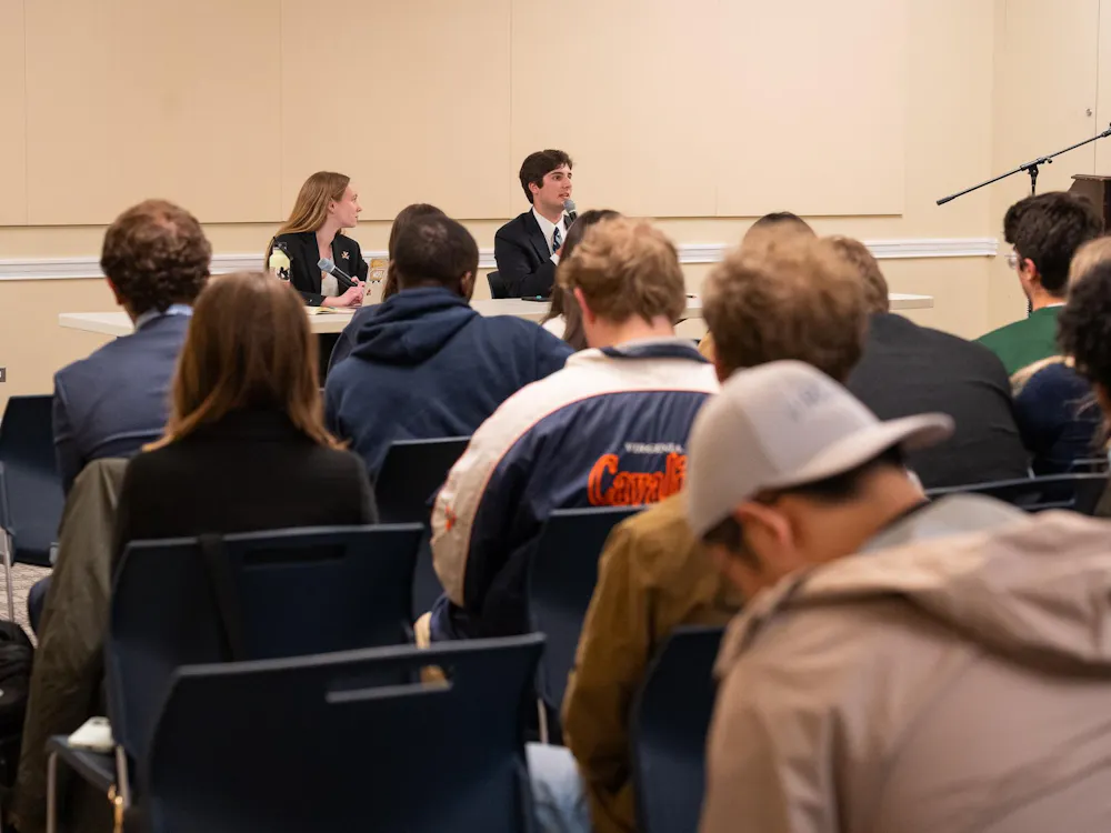 The Student Council presidential debate was held Feb. 15