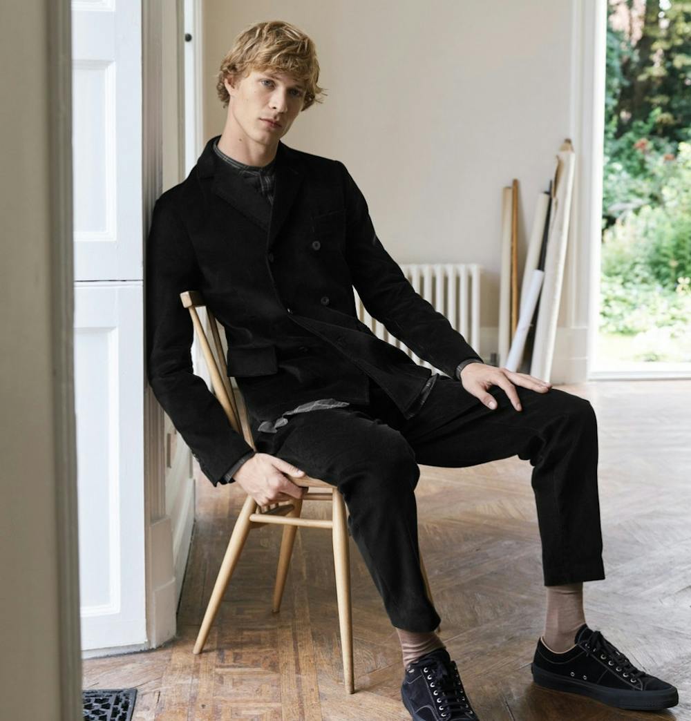 <p>The line is divided into a collection of essential styles — think plain Oxford shirts, dark-colored chinos — augmented by five yearly, limited-edition seasonal capsule collections.&nbsp;</p>