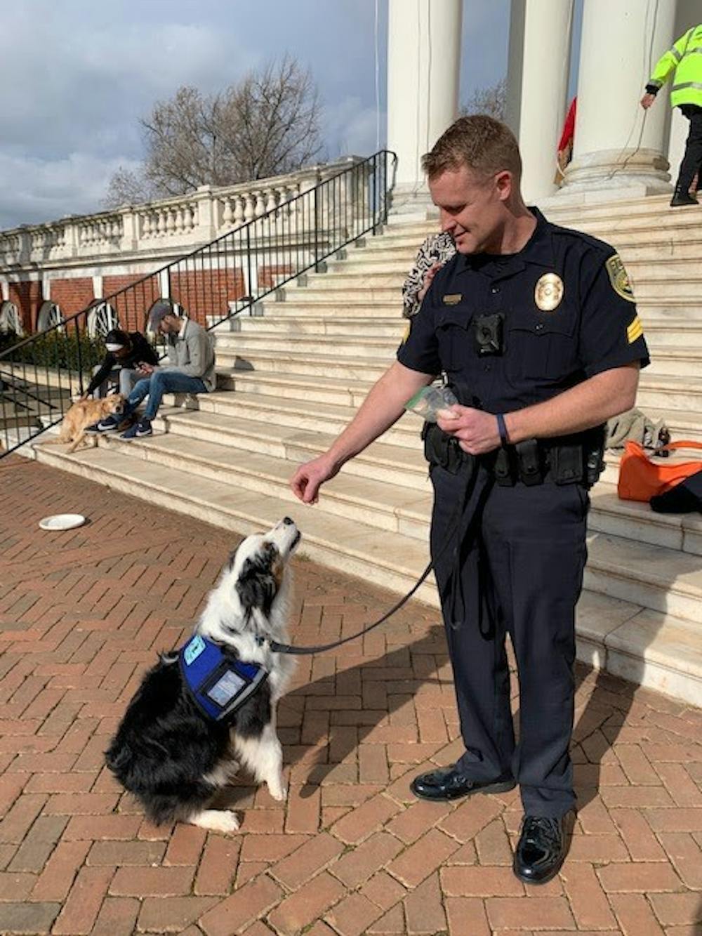 <p>Rexrode plans to bring Cooper when working with crime victims or students that have experienced serious trauma, so he can serve as a stress-reliever or relaxer for these students.</p>