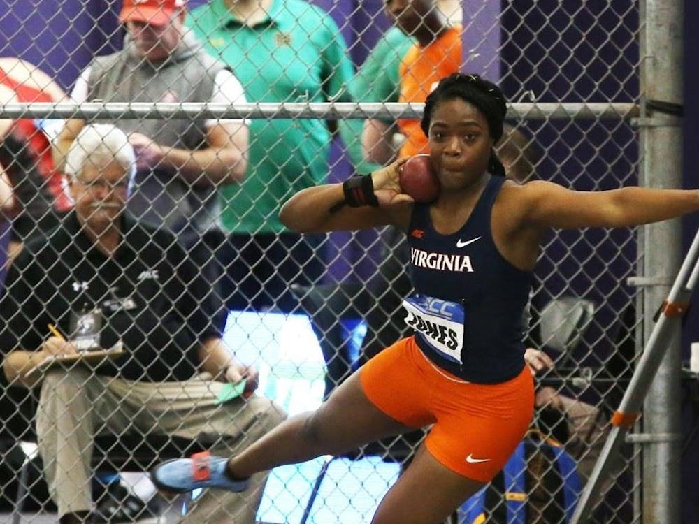 Brittany Jones recorded a career-best throw in the shot put and landed a third-place finish.