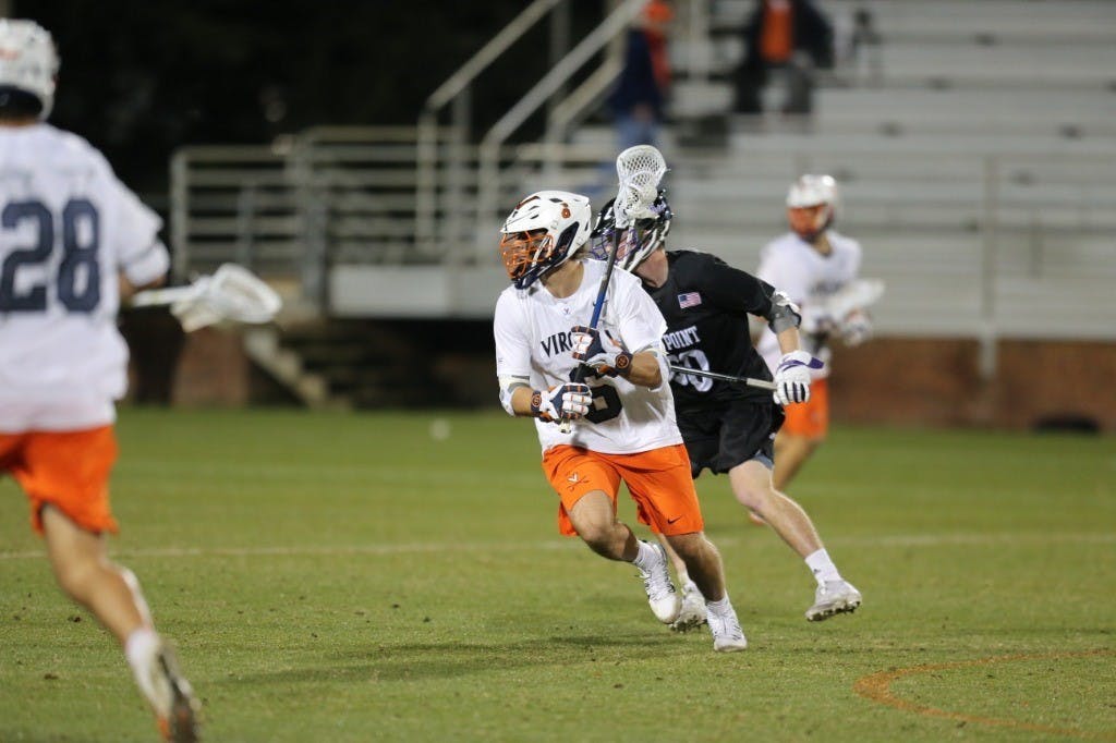 Senior midfielder and captain Dox Aitken had a solid game for the Cavaliers, scoring two goals and securing two ground balls.&nbsp;