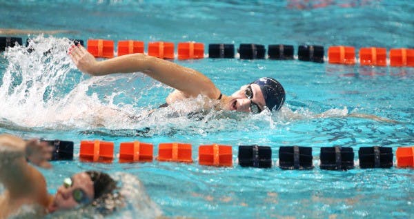 Junior Leah Smith, a four-time NCAA champion, feels positive about qualifying for the 2016 Olympics in Rio de Janeiro.