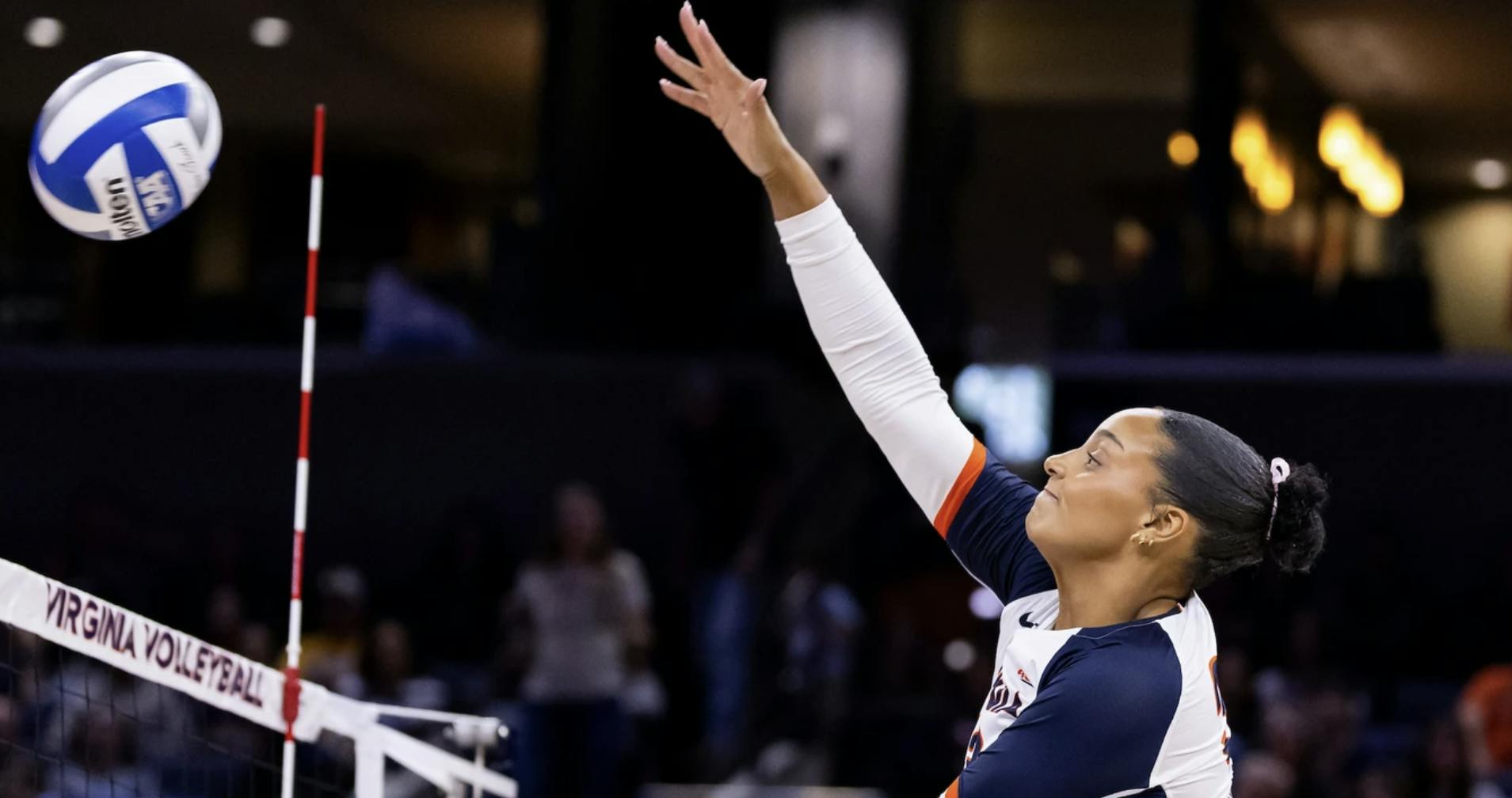 Virginia fell in four sets after falling in four sets two days earlier against Florida State.