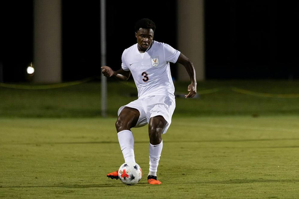 <p>Isaac Mwakutuya's second yellow late in the first half spelled disaster for a Virginia team already down 2-0.</p>