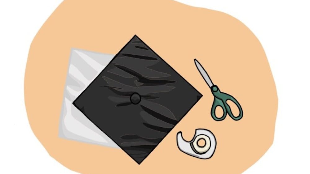 One fun activity to celebrate graduating is making a graduation cap over Zoom with friends.